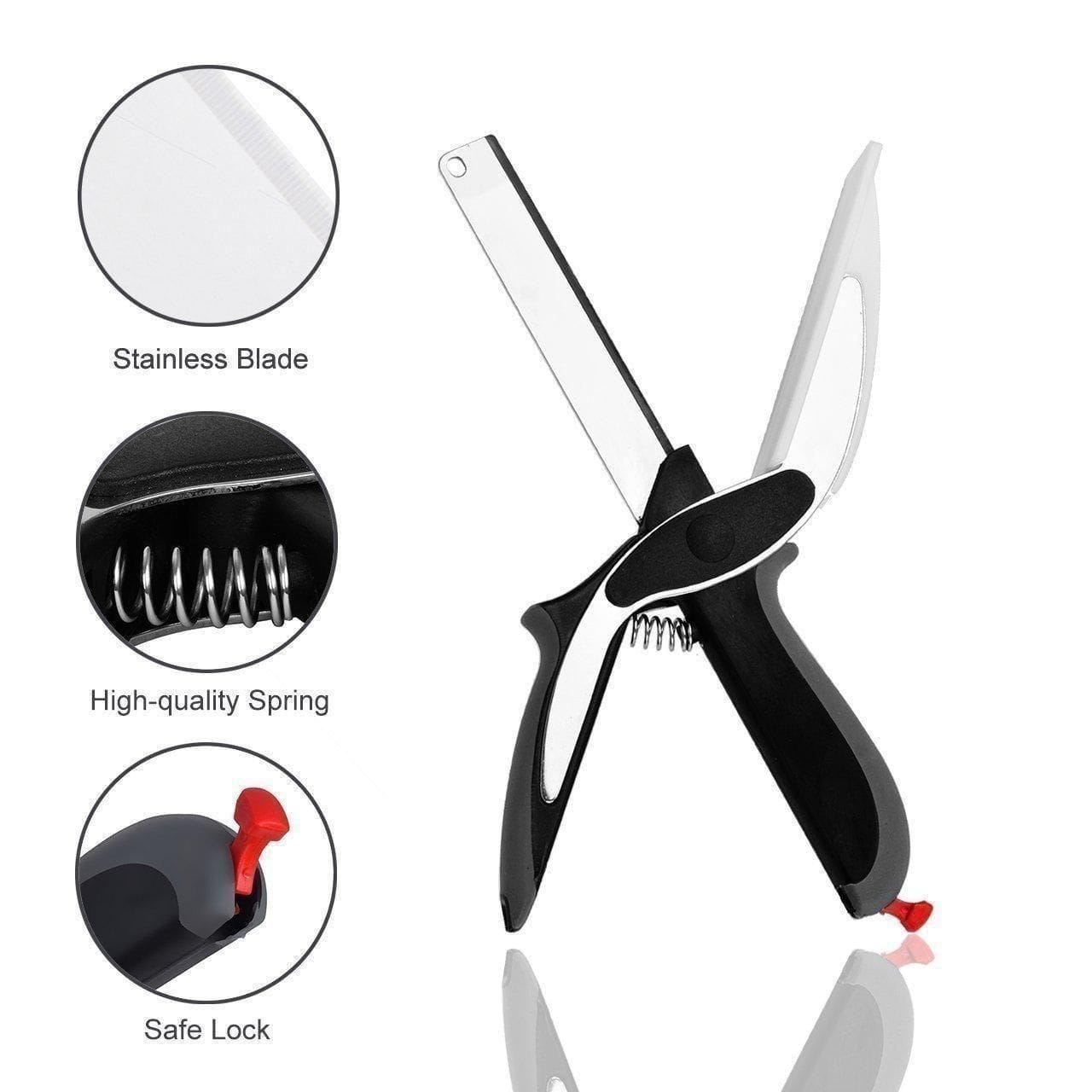 Clever Cutter - 2 in 1 Kitchen Knife / Cleaver Cutters - Zap - Kart