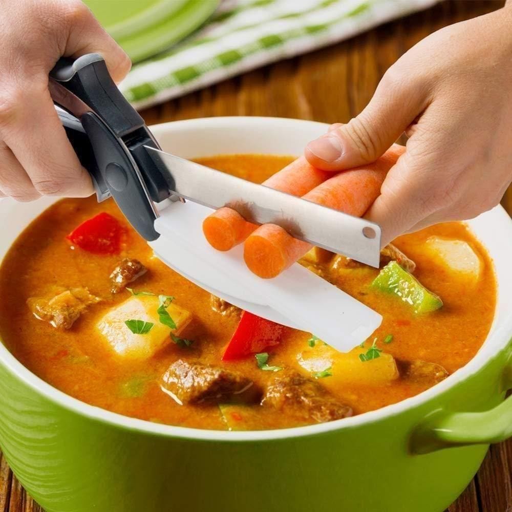 Clever Cutter - 2 in 1 Kitchen Knife / Cleaver Cutters - Zap - Kart