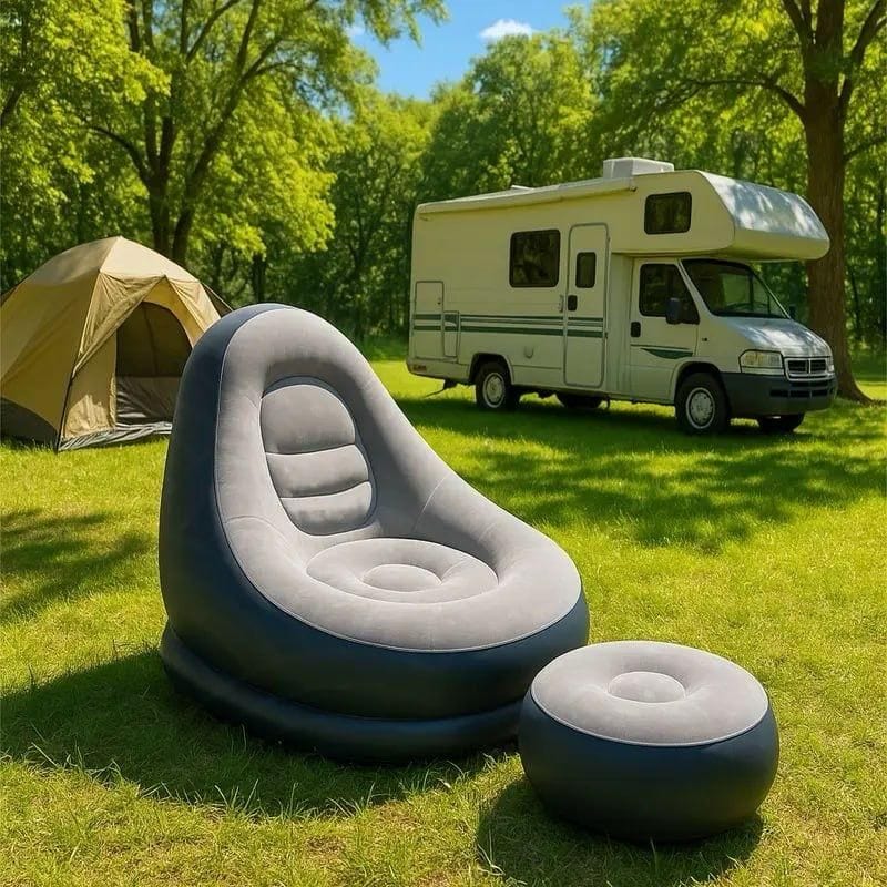 Inflatable Sofa with Footstool - Zap - Kart